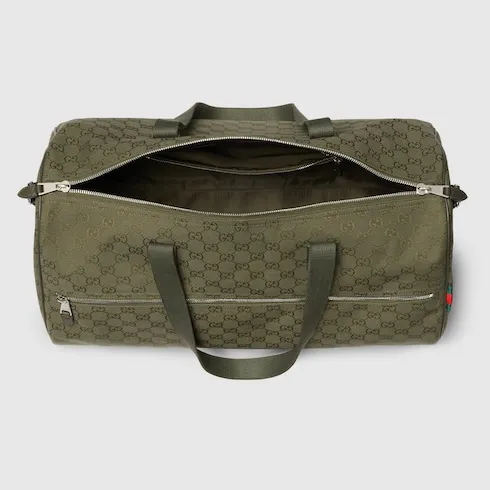 Gg Canvas Large Duffle Bag