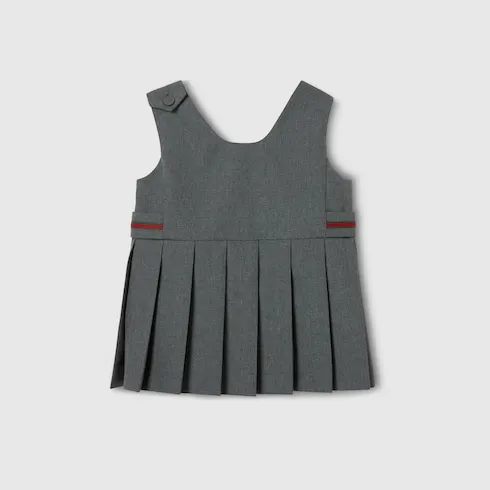 Baby Wool Dress With Web