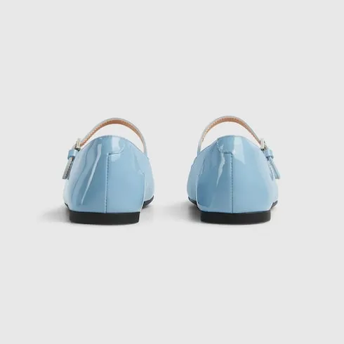 Children's Ballet Flat With Horsebit