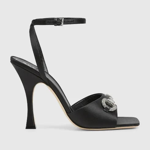 Sandal With Crystal Horsebit
