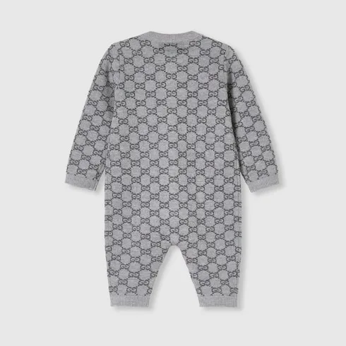 Baby Gg Wool Jacquard One-Piece