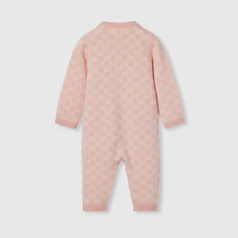 Baby Gg Wool Jacquard One-Piece