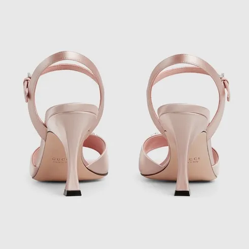 Sandal With Crystal Horsebit