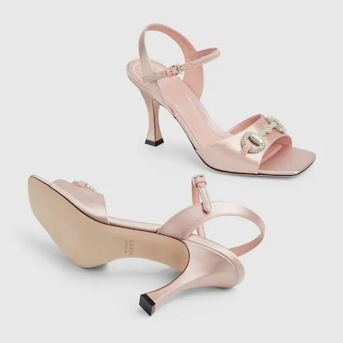 Sandal With Crystal Horsebit