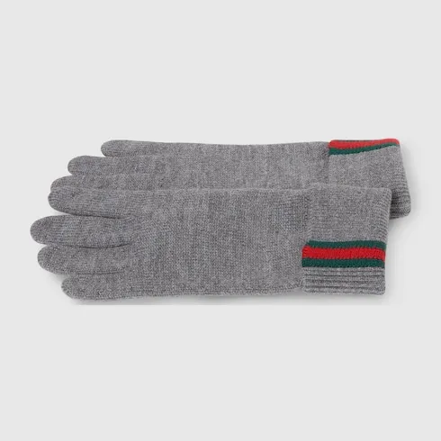 Wool Gloves With Web