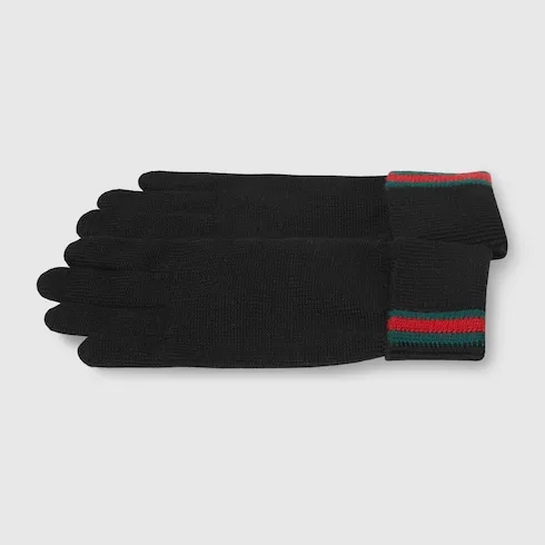 Wool Gloves With Web