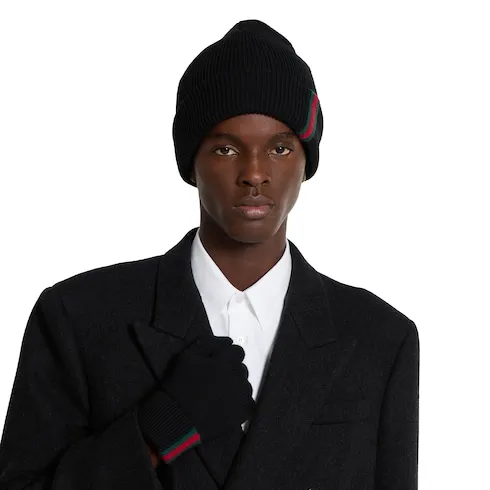 Wool Hat With Web