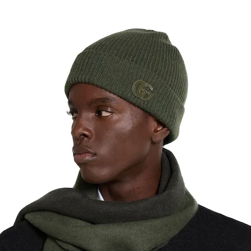 Cashmere Hat With Patch