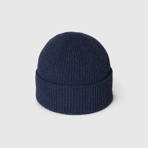 Cashmere Hat With Patch