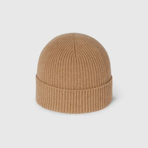 Cashmere Hat With Patch