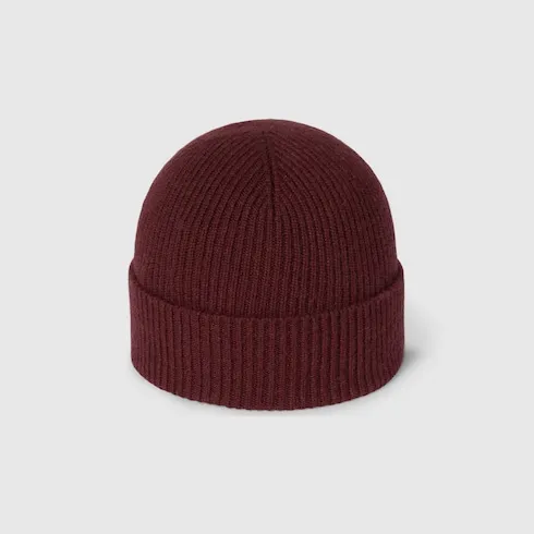 Cashmere Hat With Patch