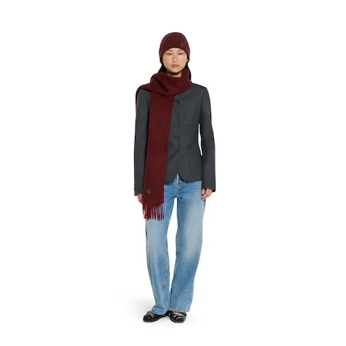 Cashmere Hat With Patch