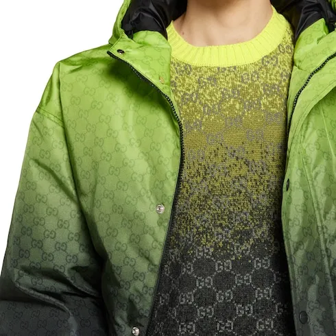 Gg Wool Cashmere Jacquard Sweater