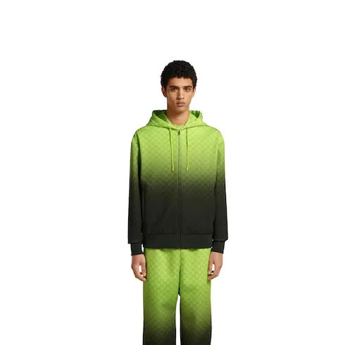Printed Light Neoprene Zip Jacket