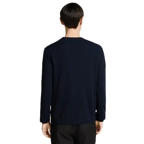 Fine Cashmere Cardigan With Intarsia