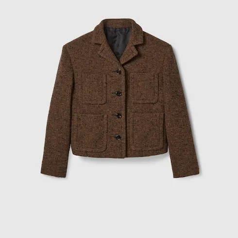 Seeded Wool Jacket