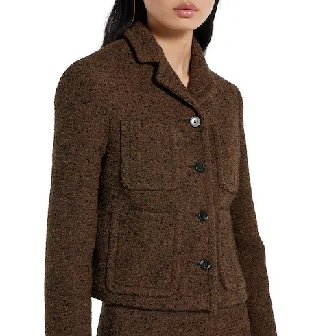 Seeded Wool Jacket