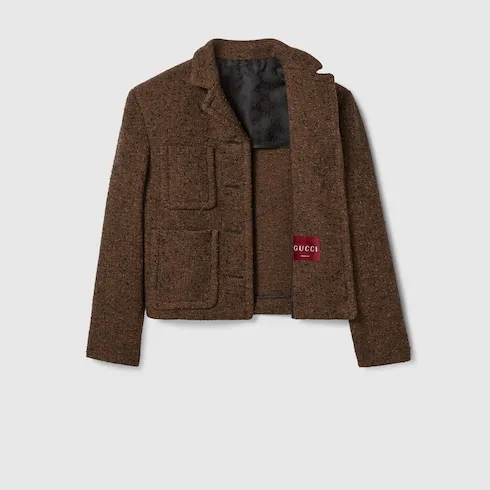 Seeded Wool Jacket