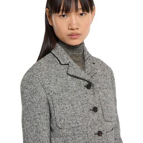 Double Cotton-Wool Mouliné Jacket