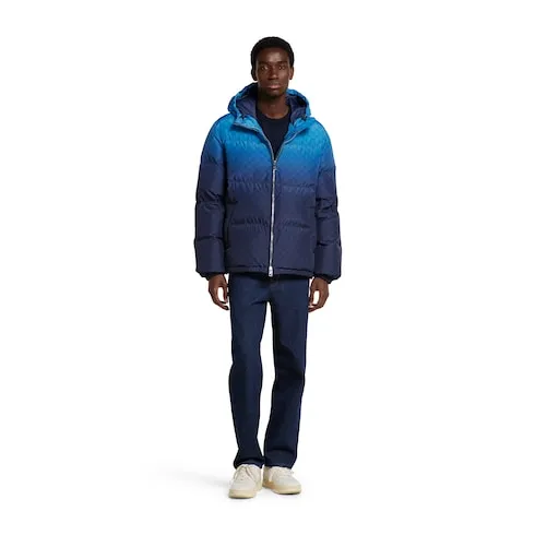 Printed Poplin Tech Zip Jacket