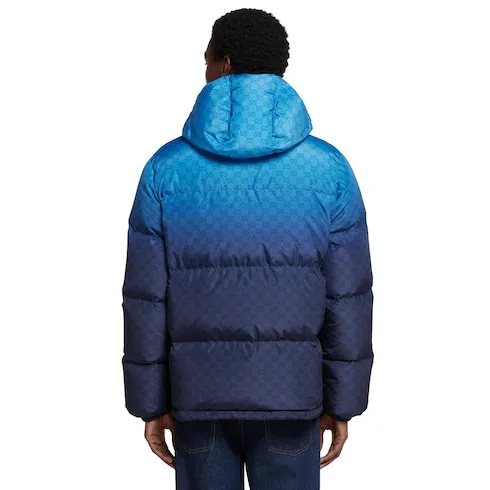 Printed Poplin Tech Zip Jacket