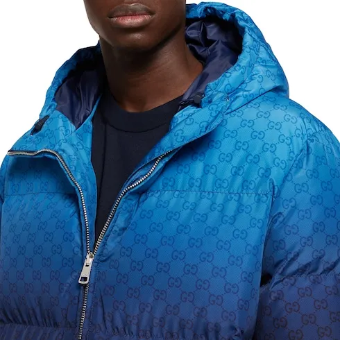 Printed Poplin Tech Zip Jacket