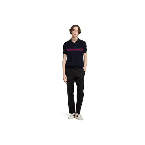 Cotton Piquet Polo Shirt With Web