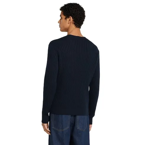 Rib Wool Cashmere Knit Sweater