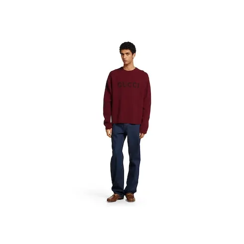 Wool Cashmere Rib Knit Sweater