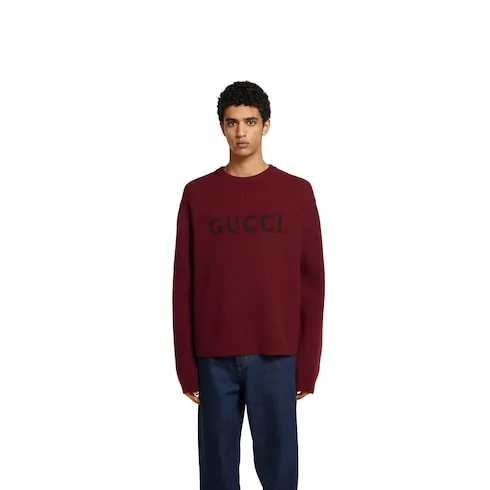 Wool Cashmere Rib Knit Sweater