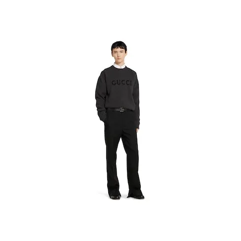Wool Cashmere Rib Knit Sweater