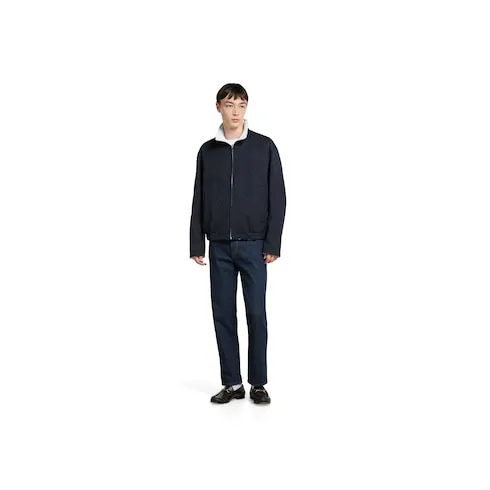 Reversible Cotton Gabardine Zip Jacket