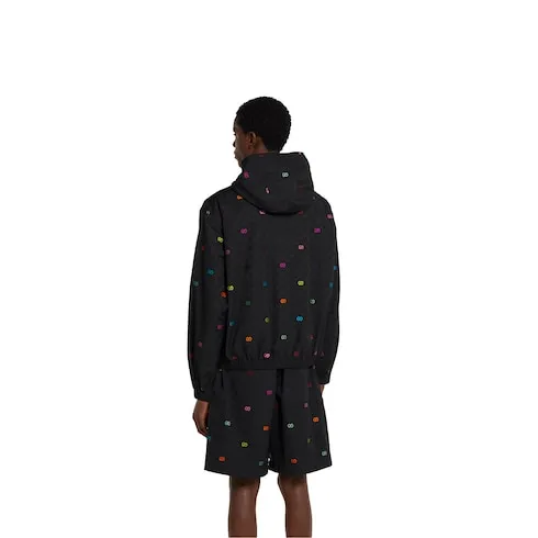 Gg Cotton Ripstop Zip Jacket