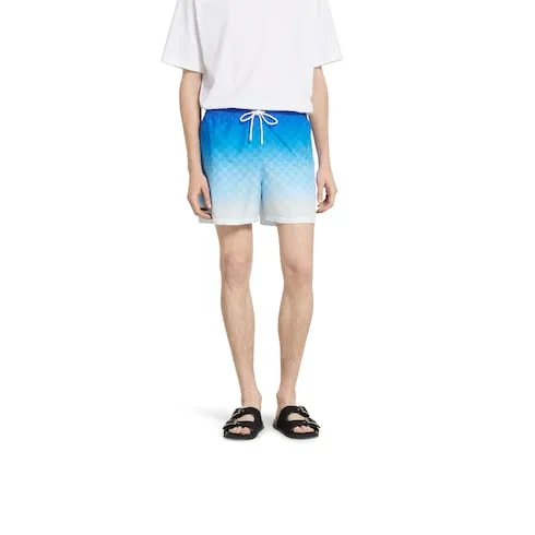 Printed Technical Poplin Swim Shorts