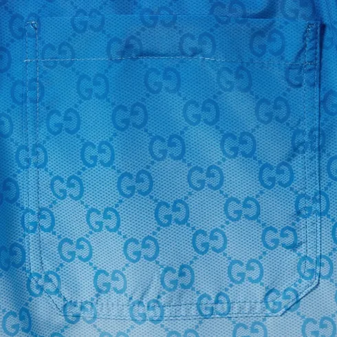 Printed Technical Poplin Swim Shorts