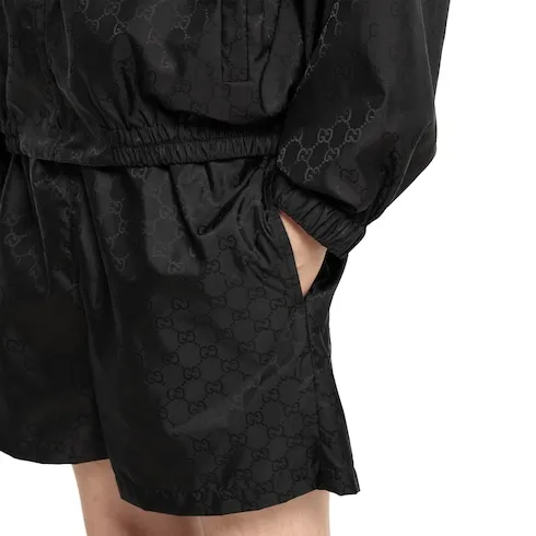 Gg Nylon Swim Shorts