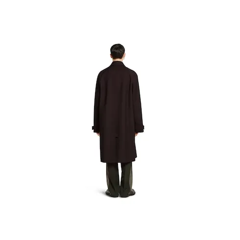 Bonded Wool Coat With Logo