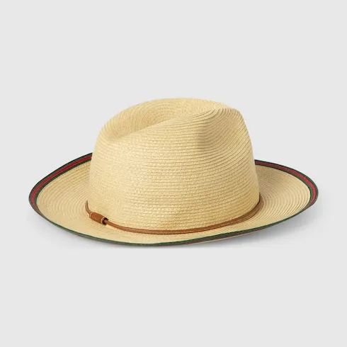 Straw Hat With Web