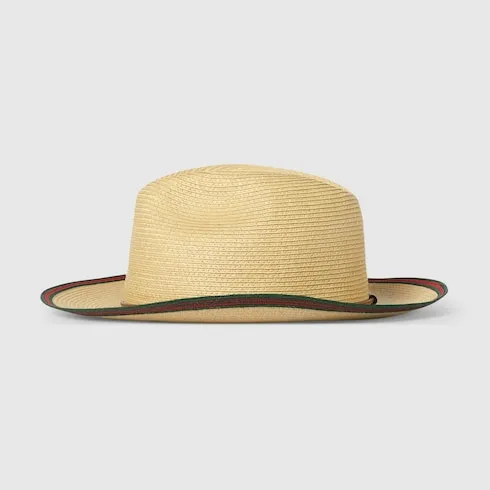 Straw Hat With Web