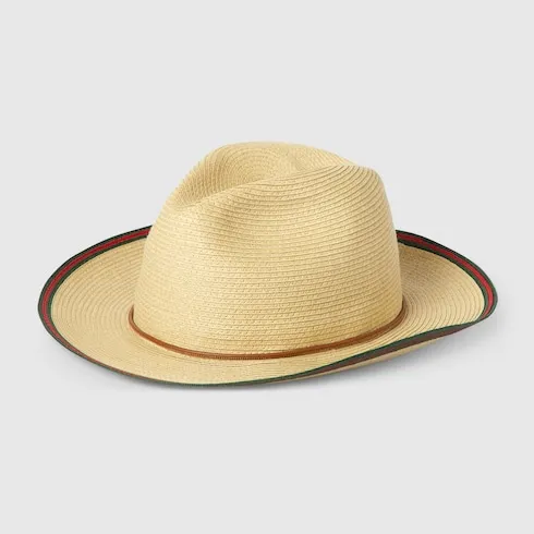 Straw Hat With Web