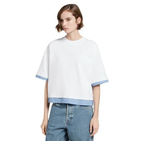 Soft Jersey T-Shirt With Embroidery