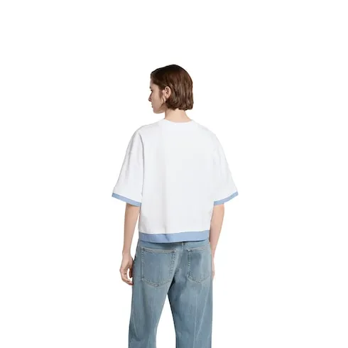 Soft Jersey T-Shirt With Embroidery