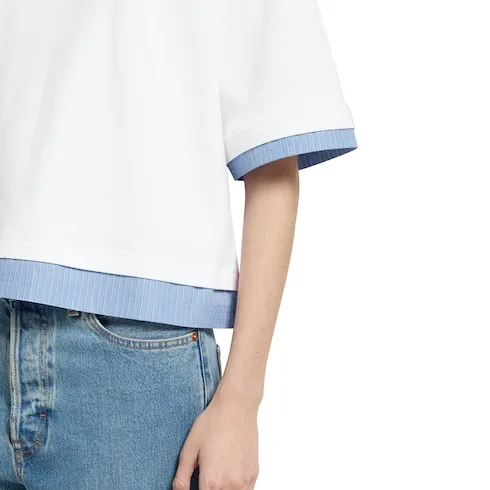 Soft Jersey T-Shirt With Embroidery
