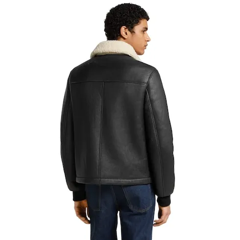 Shearling Jacket With Nappa Finishing