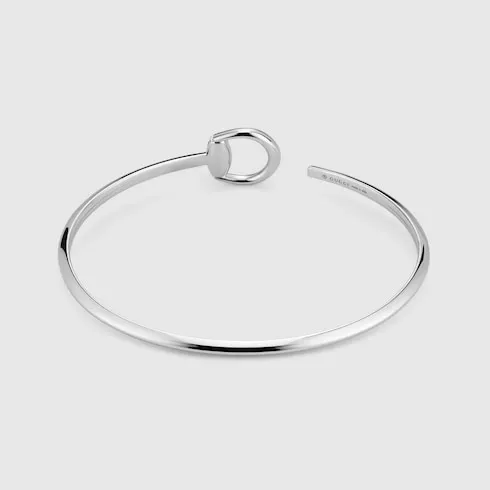 Gucci Horsebit Diamond 18K Cuff Bracelet