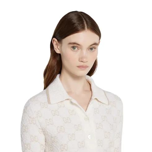 Gg Cashmere Wool Jacquard Dress