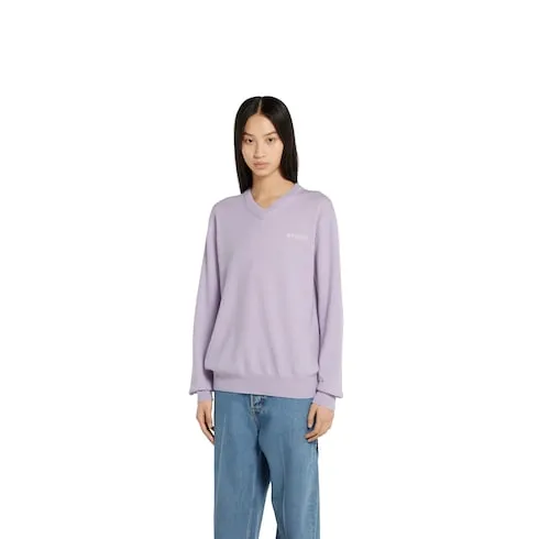 Cashmere Sweater With Intarsia