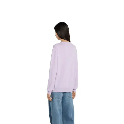 Cashmere Sweater With Intarsia