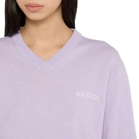 Cashmere Sweater With Intarsia