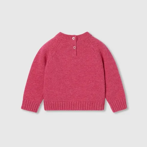 Baby Wool Sweater With Embroidery